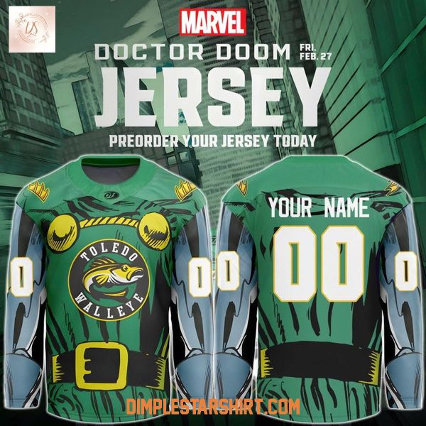 Toledo Walleye Marvel Doctor Doom 2026 Jersey
