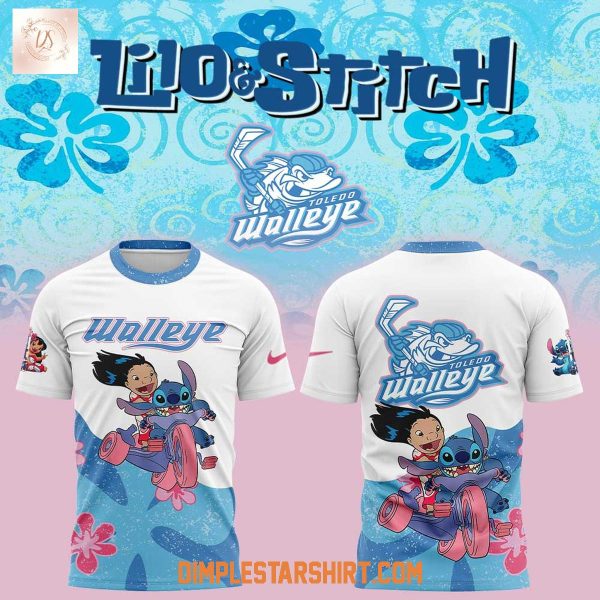 Toledo Walleye x Lilo And Stich 2025 Hoodie Shirt