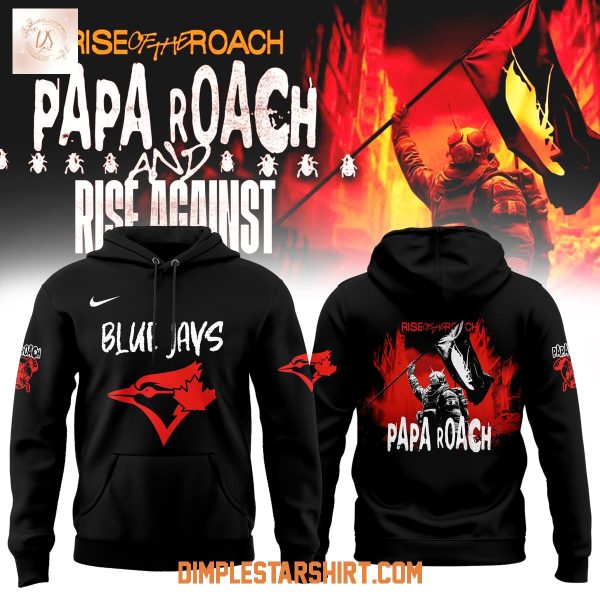 Toronto Blue Jays x Papa Roach Rise Of The Roach Tour 2025 Hoodie Shirt
