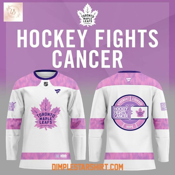 Toronto Maple Leafs Hockey Fights Cancer 2025 Hockey Jersey