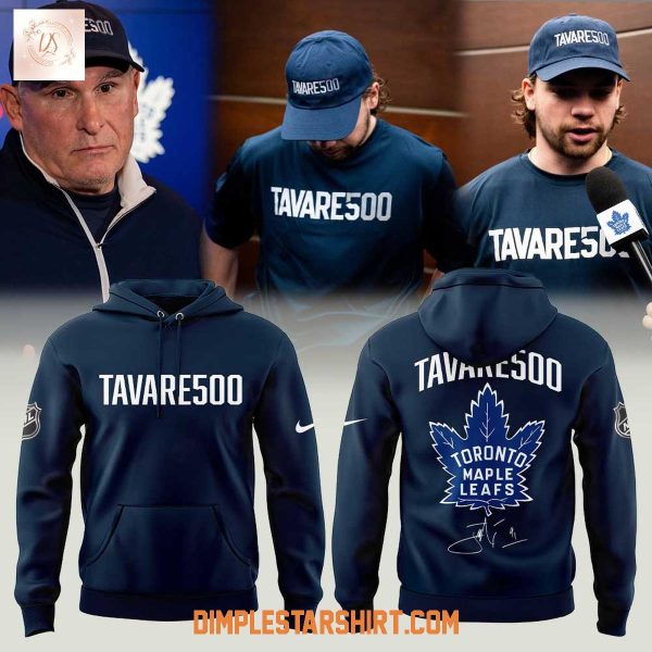 Toronto Maple Leafs John Tavares 500 Goals 2025 Hoodie Shirt