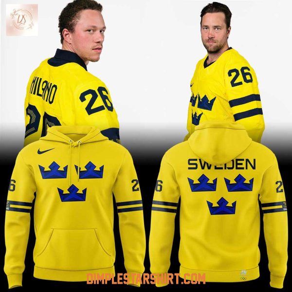 Tre Kronor x Sweden Hockey Olympic 2026 Hoodie T Shirt