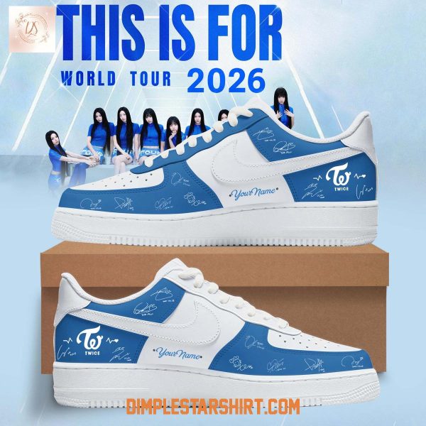 Twice This Is For World Tour 2025 Air Force 1 Shoes