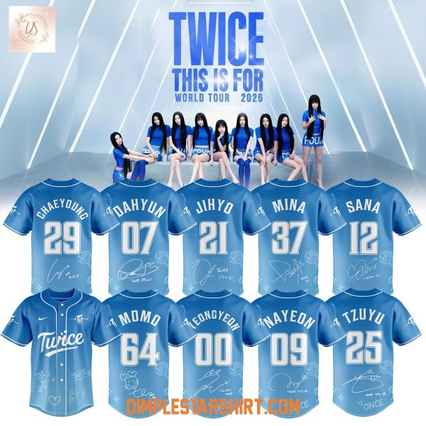 Twice This is For World Tour 2026 Baseball Jersey
