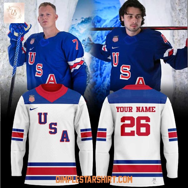 USA Hockey Unveils Its 2026 Olympic Custom Hockey Jersey