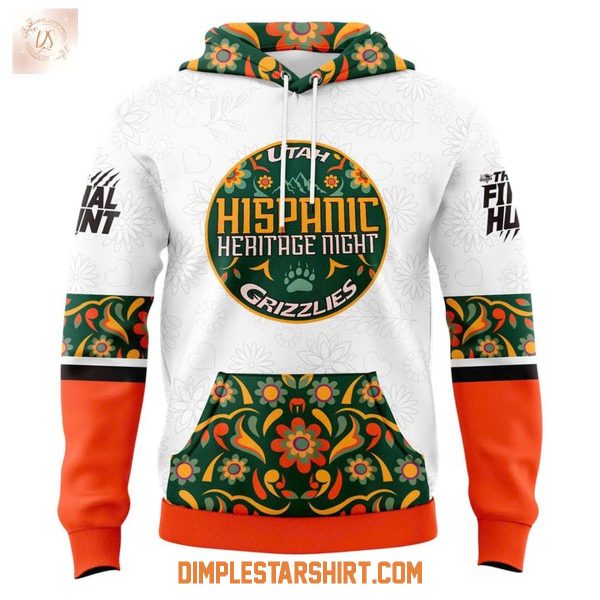 Utah Grizzlies Hispanic Heritage 2025 Night Hoodie Shirt