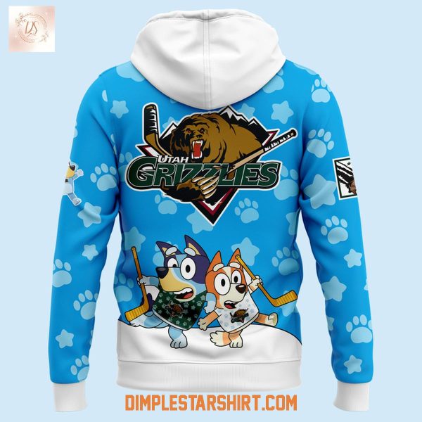 Utah Grizzlies x Bluey Season 2025 26 Hoodie Shirt