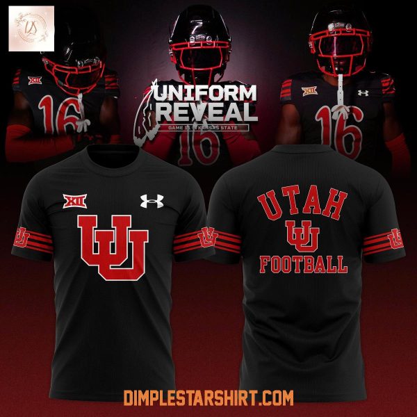 Utah Utes Black Throwbacks Uniform Reveal Hoodie