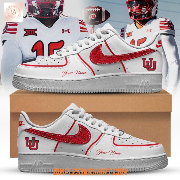 Utah Utes Football x Icy Air Force 1 Shoes
