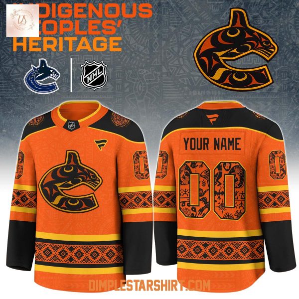 Vancouver Canucks Indigenous Peoples' Heritage Jersey