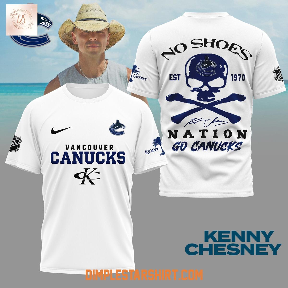 Vancouver Canucks x Kenny Chesney No Shoes Nation Shirt Vancouver Canucks x Kenny Chesney No Shoes Nation Shirt