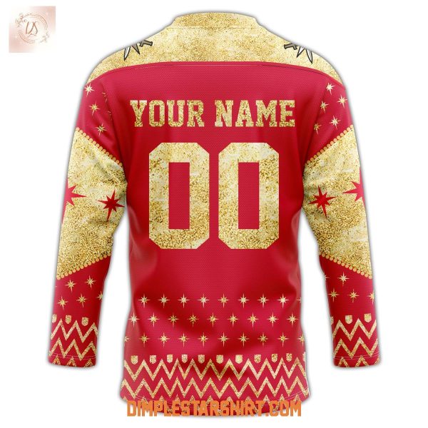 Vegas Golden Knight Christmas Holiday Sweater Jersey