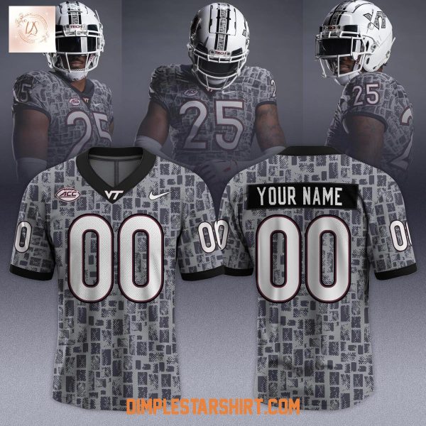 Virginia Tech Hokies 2025 Gray Camo  Jersey