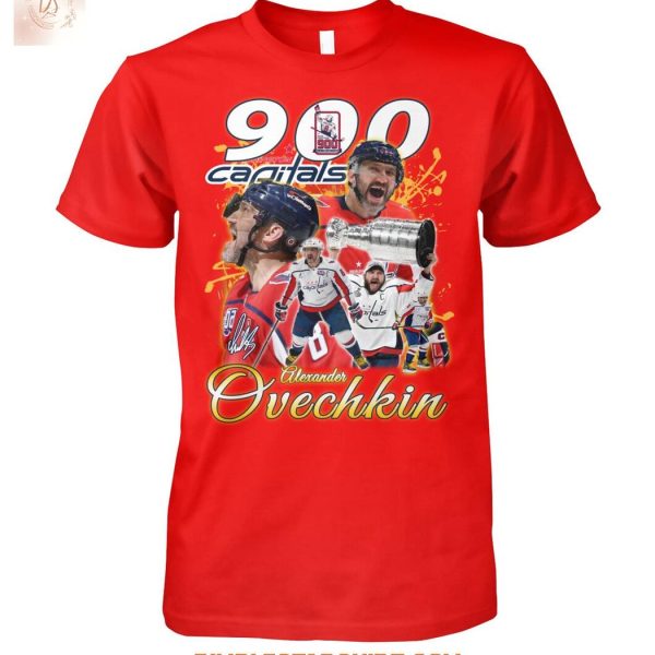 Washington Capitals Alexander Ovechkin 900 Goals T Shirt