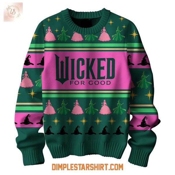 Wicked For Good I Know I'm Who I Am Today Ugly Sweater
