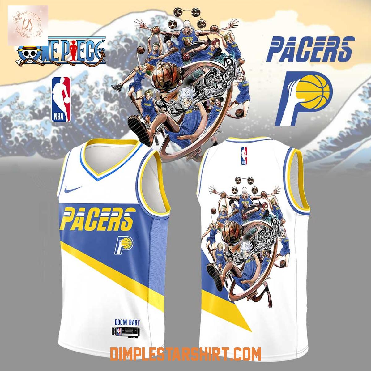Indiana Pacers x One Piece Collab Jersey Indiana Pacers x One Piece Collab Jersey