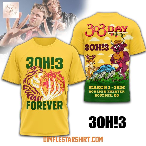 3OH!3 Forever Tour 2026 Hoodie T Shirt