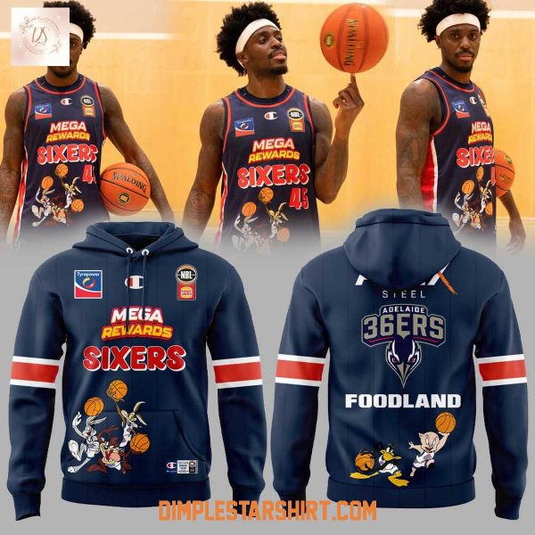 Adelaide 36ers Space Jam NBL26 Uniform Hoodie T Shirt