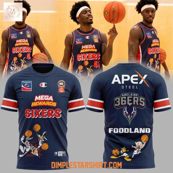 Adelaide 36ers Space Jam NBL26 Uniform Hoodie T Shirt