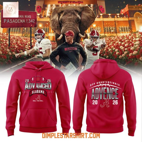 Alabama Crimson Tide Way Back To Advance Hoodie Shirt
