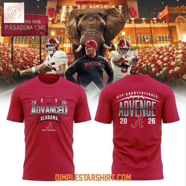 Alabama Crimson Tide Way Back To Advance Hoodie Shirt