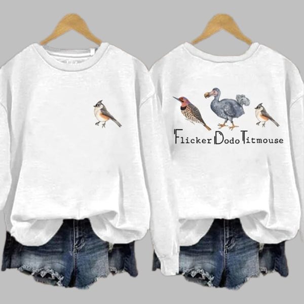 Animal FDT Flicker Dodo Titmouse Sweatshirt