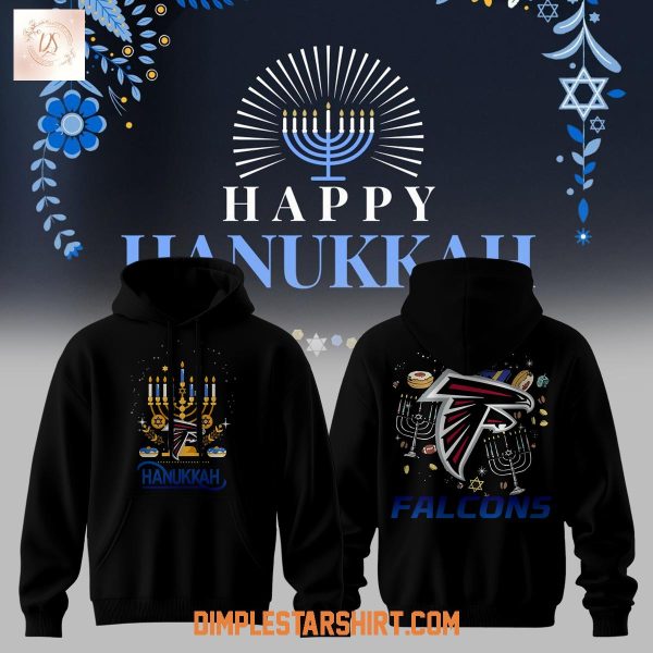 Atlanta Falcons Happy Hanukkah Hoodie T-Shirt