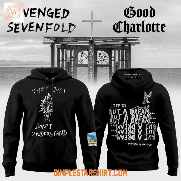 Avenged Sevenfold x Good Charlotte 2026 Tour Hoodie Shirt
