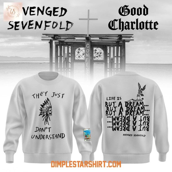 Avenged Sevenfold x Good Charlotte 2026 Tour Hoodie Shirt