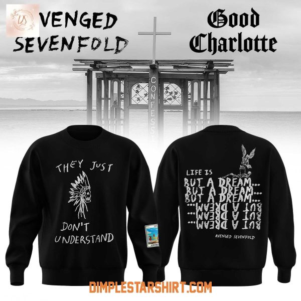 Avenged Sevenfold x Good Charlotte 2026 Tour Hoodie Shirt