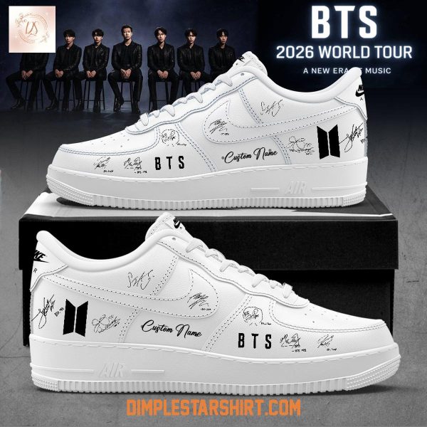 BTS Announces 2026 World Tour Signature Air Force 1 Shoes