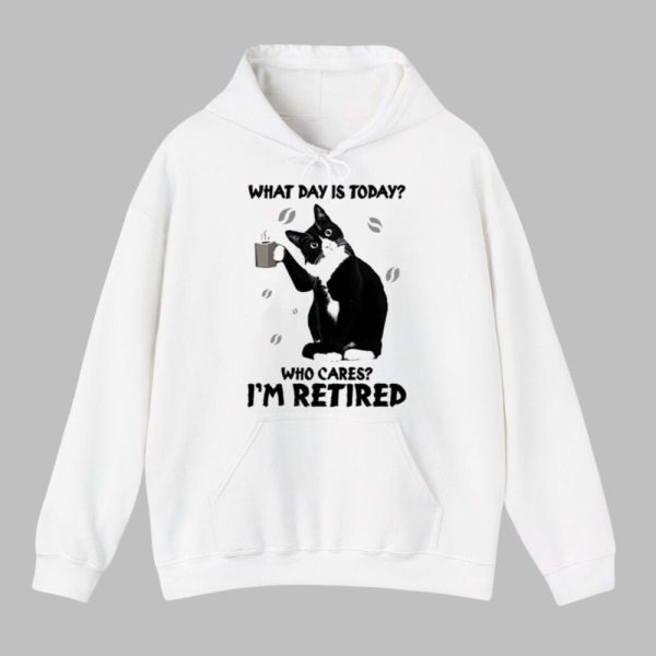 Black Cat What Day Is Today Who Cares Im Retired Shirt 2 0.jpg