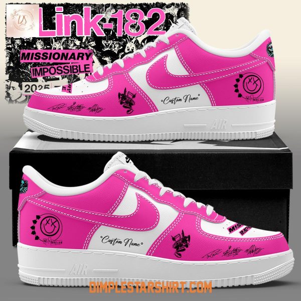 Blink 182 Missionary Impossible Tour Signature Air Force 1 Shoes