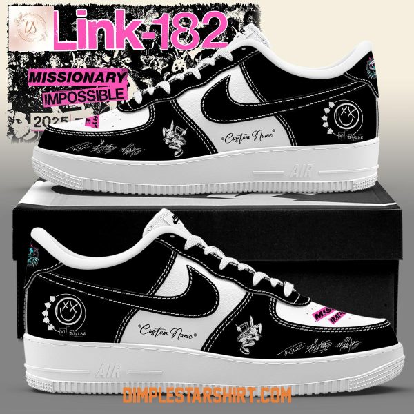 Blink 182 Missionary Impossible Tour Signature Air Force 1 Shoes