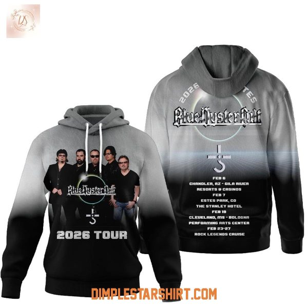 Blue Oyster Cult 2026 Tour Hoodie T Shirt