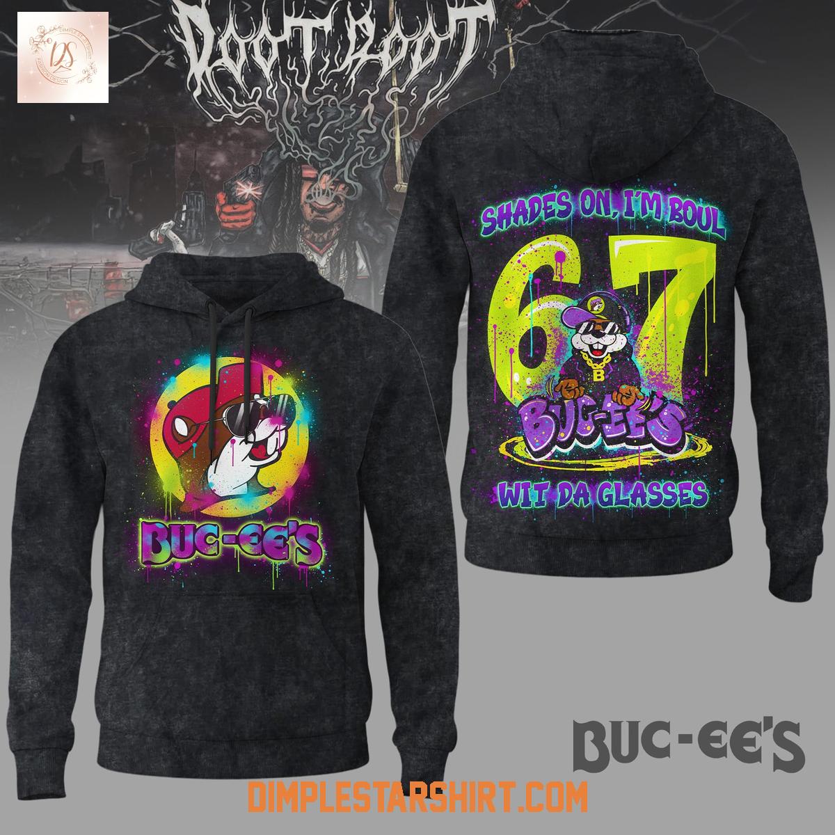 Buc-ee's Shades On I'm Boul Wit Da Glasses Hoodie T-Shirt Buc-ee's Shades On I'm Boul Wit Da Glasses Hoodie T-Shirt