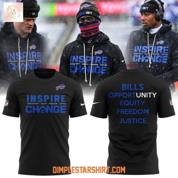 Buffalo Bills Inspire Change Opportunity Equity Freedom Justice Hoodie Shirt