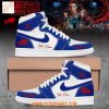 Detroit Lions Stranger Things Air Jordan 1 Shoes