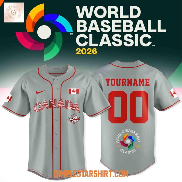 Canada Baseball 2026 World Baseball Jersey
