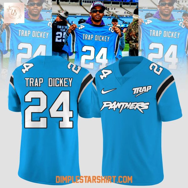 Carolina Panthers Trap Dickey Jersey