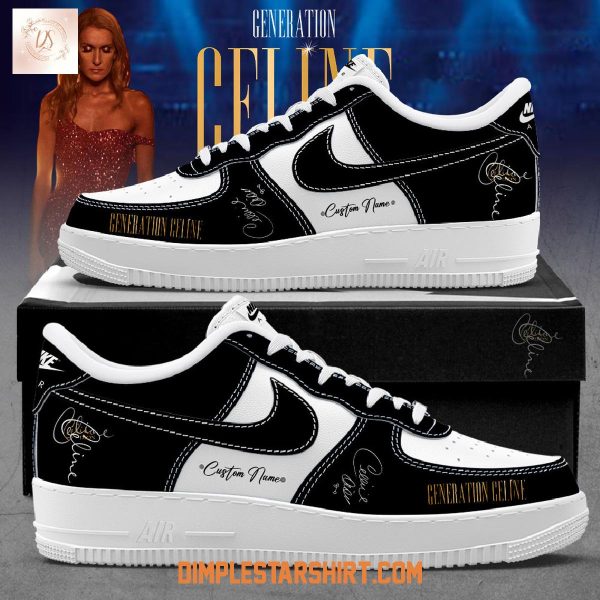 Celine Dion Generation Celine Signature Air Force 1 Shoes