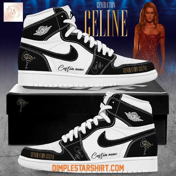 Celine Dion Generation Celine Signature Air Jordan 1 Shoes