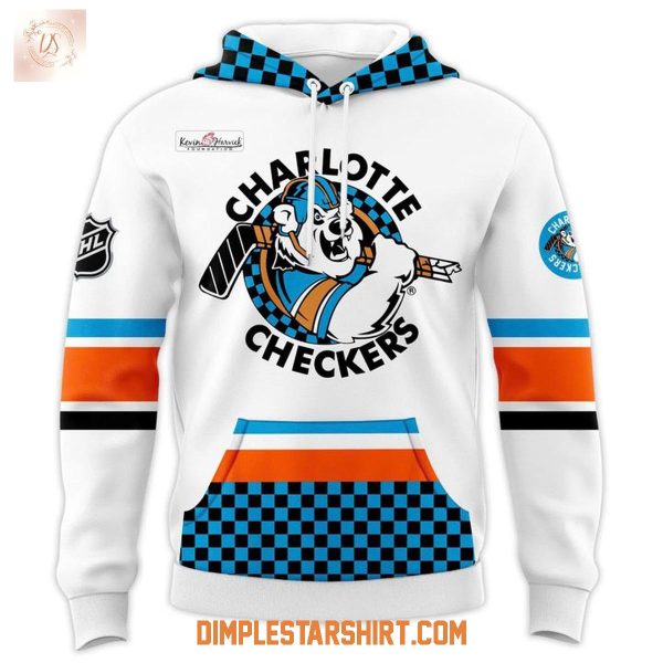 Charlotte Checkers Throwback 90s Hoodie Shirt