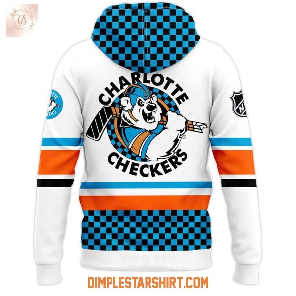 Charlotte Checkers Throwback 90s Hoodie Shirt