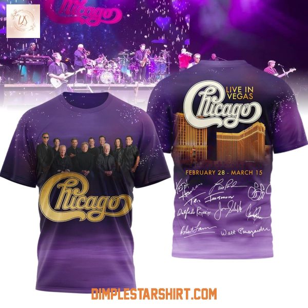 Chicago Live In Vegas 2026 Hoodie T Shirt