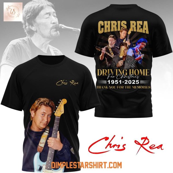 Chris Rea Driving Home For Christmas 2025 Memories T Shirt