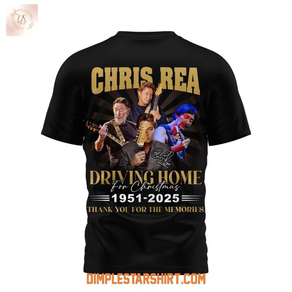 Chris Rea Driving Home For Christmas 2025 Memories T Shirt