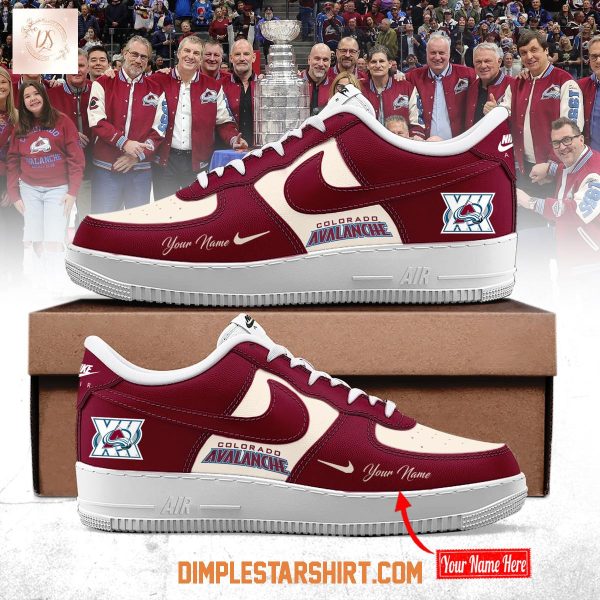 Colorado Avalanche 30th Anniversary Air Force 1 Shoes