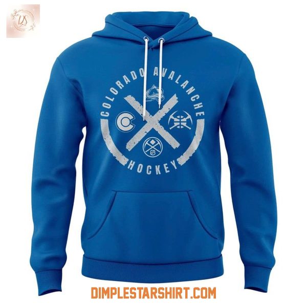 Colorado Avalanche x Denver Nuggets Crossover Night Hoodie Shirt