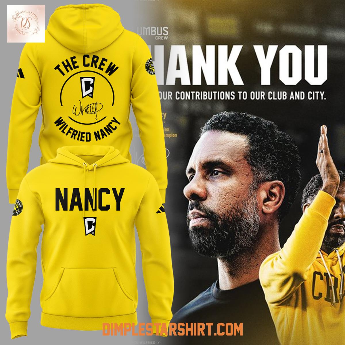 Columbus Crew Coach Wilfried Nancy Hoodie Shirt Columbus Crew Coach Wilfried Nancy Hoodie Shirt